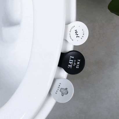 변기 뚜껑 손잡이 2종, 원룸만들기